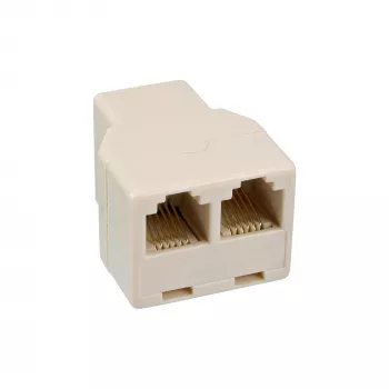 InLine Modular-Verteiler 1x RJ12 Buchse / 2x RJ12 Buchse 69999B