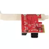 StarTech.com SATA PCIe-Karte – 6-Port PCIe SATA-Erweiterungskarte – 6 Gbit/s – Low/Full Profile – Gestapelte SATA-Anschlüsse – ASM1166 Non-RAID – PCI Express zu SATA-Konverter