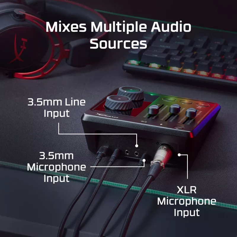 Audio-Mixer HP HyperX 73C12AA 20 - 20000 Hz 32 - 600 Ω