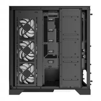 XPG INVADER X WOF Mid-Tower Schwarz, Midi Tower, PC, Schwarz, ATX, micro ATX, Mini-ITX, SPCC, 17,5 cm