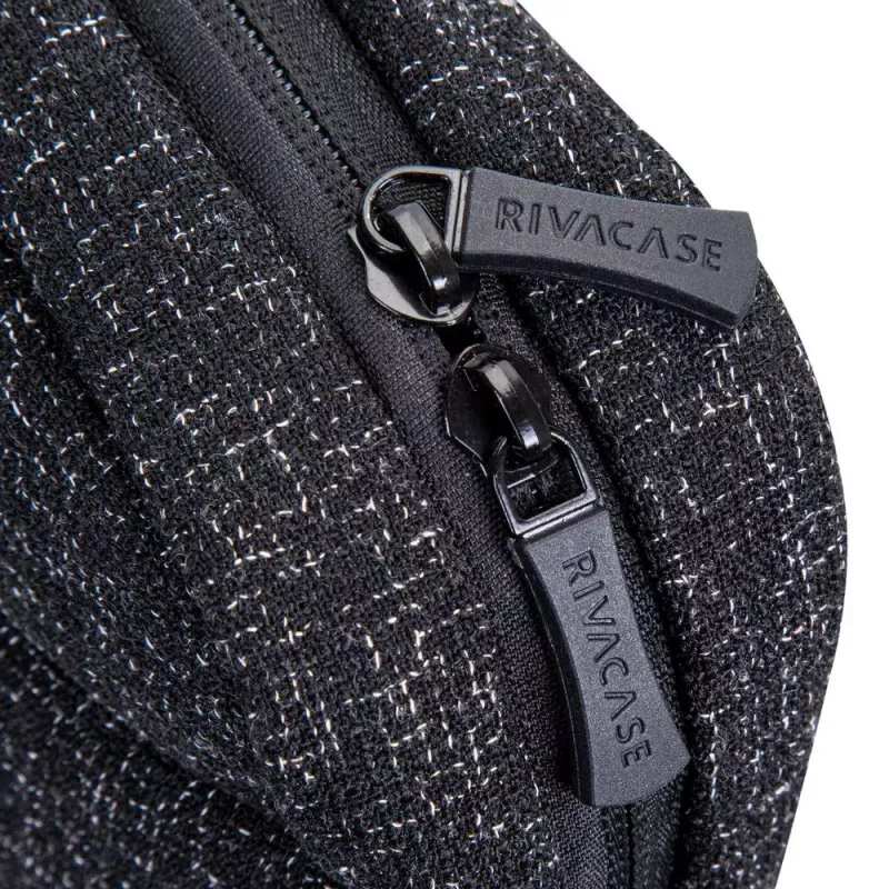 Umhängetasche Rivacase 7931 39,6 cm 15,6 Zoll Schwarz Weiß