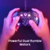 HyperX Clutch Gladiate – kabelgebundener Gaming-RGB-Controller – Xbox, Gamepad, Xbox One, Xbox Series X, kabelgebunden, USB, USB Typ-A, USB Typ-C, transparent