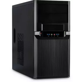 PC-Gehäuse Inter-Tech TM-515 Micro Tower Schwarz