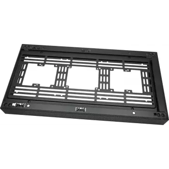 PC Mini-Tower-Gehäuse INTER-TECH IM-2 Expander, Mini-ITX/Micro ATX, unterstützt ATX/SFX-Netzteile, 2,5-Zoll- und 3,5-Zoll-Laufwerke, Front-/Top-Lüfter 120/140 mm, schwarz
