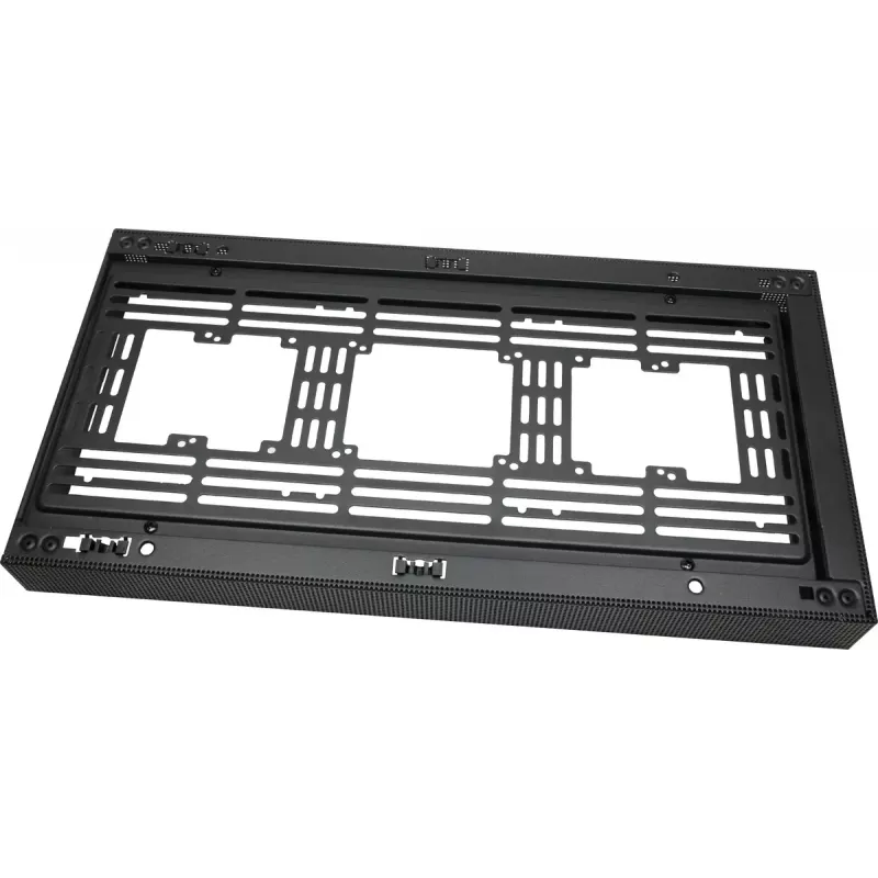 PC Mini-Tower-Gehäuse INTER-TECH IM-2 Expander, Mini-ITX/Micro ATX, unterstützt ATX/SFX-Netzteile, 2,5-Zoll- und 3,5-Zoll-Laufwerke, Front-/Top-Lüfter 120/140 mm, schwarz