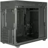 PC Mini-Tower-Gehäuse INTER-TECH IM-2 Expander, Mini-ITX/Micro ATX, unterstützt ATX/SFX-Netzteile, 2,5-Zoll- und 3,5-Zoll-Laufwerke, Front-/Top-Lüfter 120/140 mm, schwarz