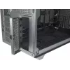 PC Mini-Tower-Gehäuse INTER-TECH IM-2 Expander, Mini-ITX/Micro ATX, unterstützt ATX/SFX-Netzteile, 2,5-Zoll- und 3,5-Zoll-Laufwerke, Front-/Top-Lüfter 120/140 mm, schwarz
