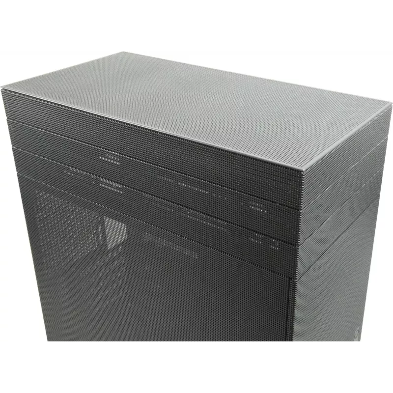 PC Mini-Tower-Gehäuse INTER-TECH IM-2 Expander, Mini-ITX/Micro ATX, unterstützt ATX/SFX-Netzteile, 2,5-Zoll- und 3,5-Zoll-Laufwerke, Front-/Top-Lüfter 120/140 mm, schwarz