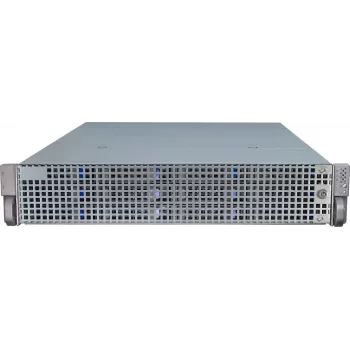 Server-Gehäuse Inter-Tech IPC 2U-2412 Rack Schwarz, Silber
