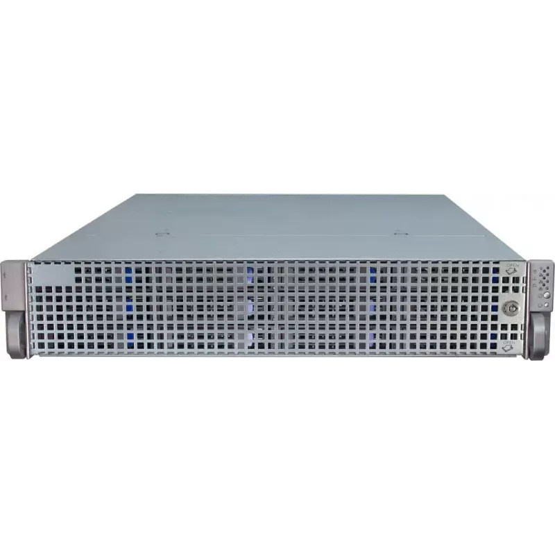 Server-Gehäuse Inter-Tech IPC 2U-2412 Rack Schwarz, Silber