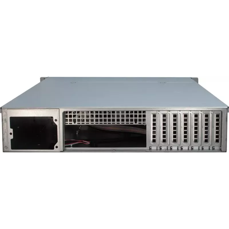 Server-Gehäuse Inter-Tech IPC 2U-2412 Rack Schwarz, Silber