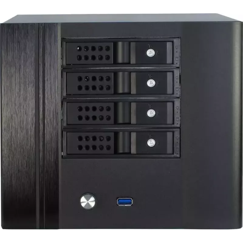 PC-Gehäuse Inter-Tech SC-4004 Small Form Factor Schwarz