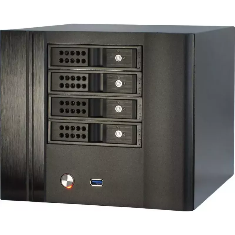 PC-Gehäuse Inter-Tech SC-4004 Small Form Factor Schwarz
