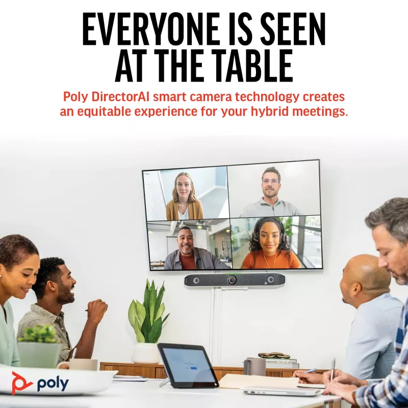 Gruppen-Videokonferenzsystem POLY Studio X52 4K Ultra HD 30 fps