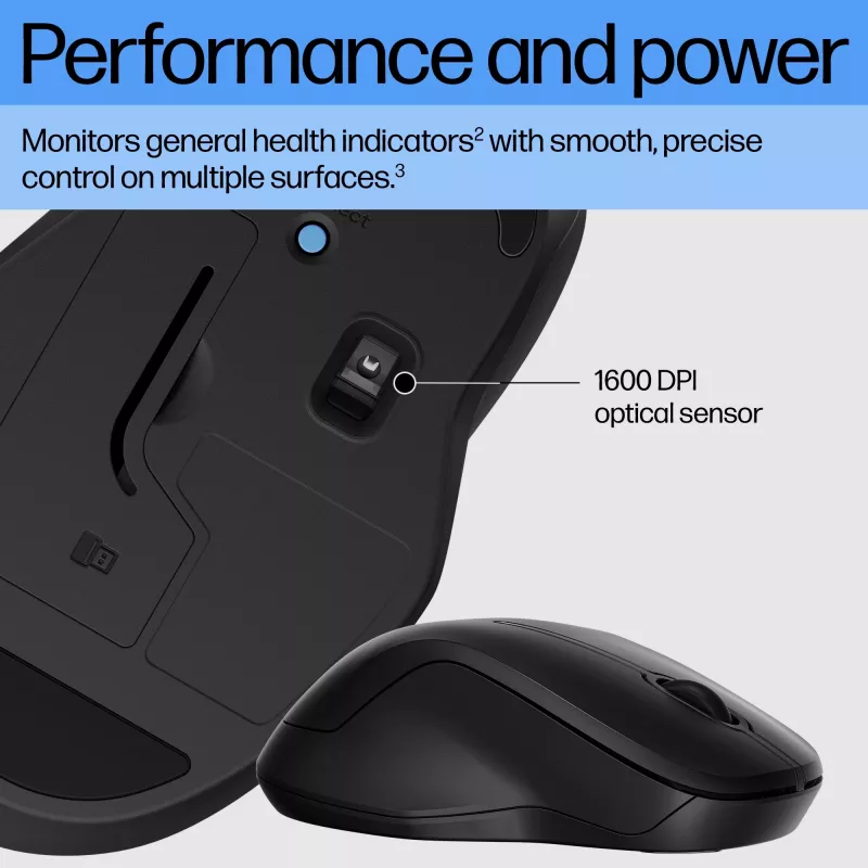 Maus HP 255 Dual Wireless Maus RF Wireless + Bluetooth