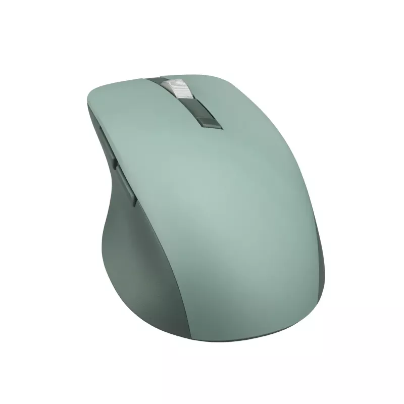 Maus ASUS SmartO MD200 Silent Plus – beidhändig RF Wireless + Bluetooth, optisch 4200 DPI, 6 Tasten, grün