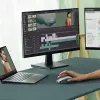 Maus ASUS SmartO MD200 Silent Plus – beidhändig RF Wireless + Bluetooth, optisch 4200 DPI, 6 Tasten, grün