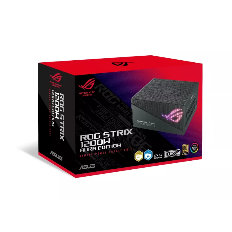 ASUS ROG STRIX 1200W Gold Aura Edition Netzteil 20+4 pin ATX ATX Schwarz