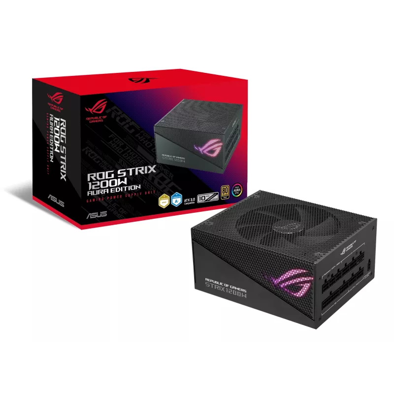 ASUS ROG STRIX 1200W Gold Aura Edition Netzteil 20+4 pin ATX ATX Schwarz