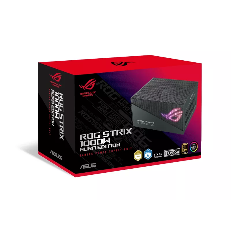 ASUS ROG Strix 1000W Gold Aura Edition Netzteil 20+4 pin ATX ATX Schwarz