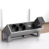 Steckdose USB A + USB C Bachmann 917.229 Schwarz 3A