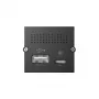 Steckdose USB A + USB C Bachmann 917.229 Schwarz 3A