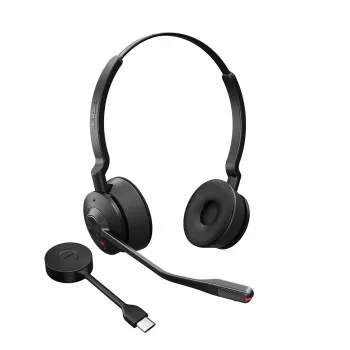 Jabra Engage 55 MS Stereo Headset Kabellos Kopfband Büro/Callcenter USB Typ-A Schwarz