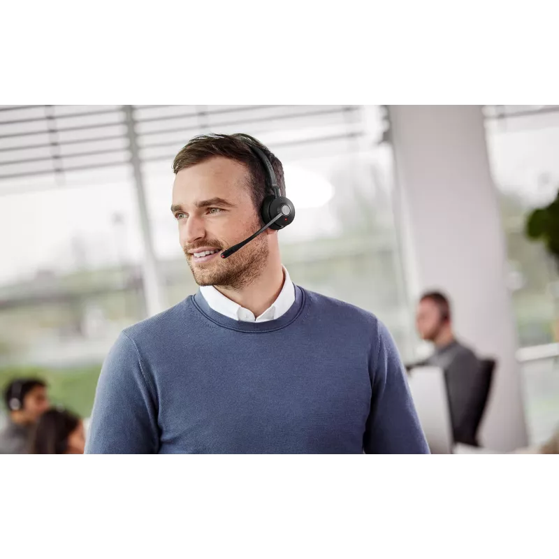 Jabra Engage 55 MS Stereo Headset Kabellos Kopfband Büro/Callcenter USB Typ-A Schwarz