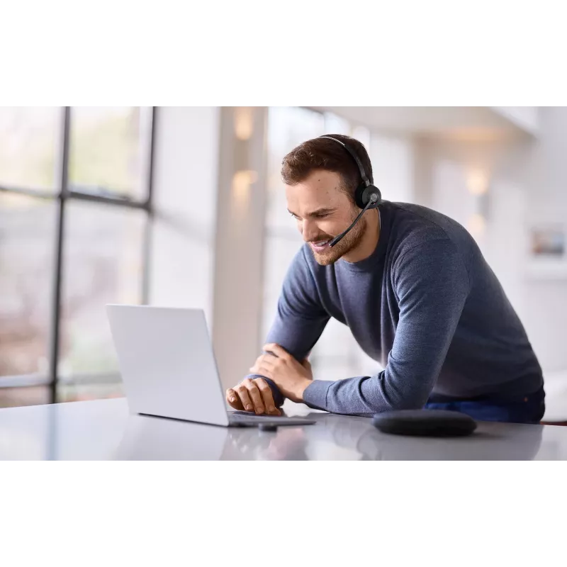Jabra Engage 55 MS Stereo Headset Kabellos Kopfband Büro/Callcenter USB Typ-A Schwarz