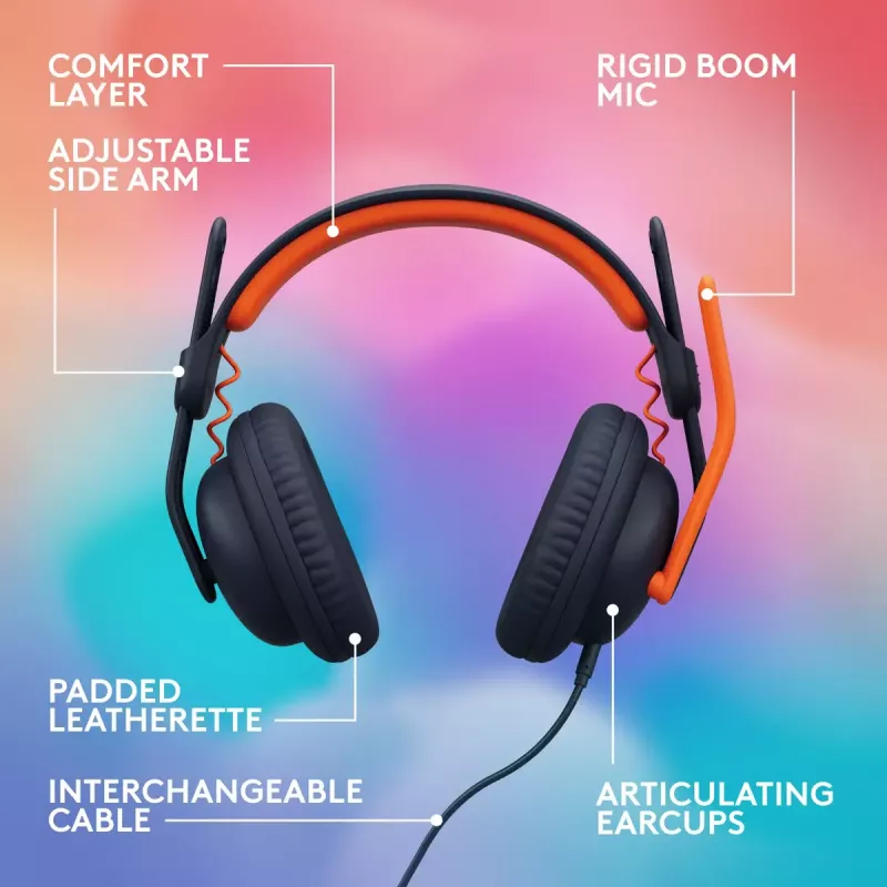 Headset Logitech Zone Learn On Ear USB-C