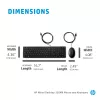 Kabelgebundenes Tastatur- und Maus-Set HP Wired Desktop 320MK