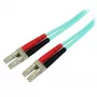 StarTech.com 10m LC/UPC auf LC/UPC OM3 Multimode-LWL-Kabel, Vollduplex 50/125µm Zipcord-Kabel, 100G, geringe Einfügedämpfung, LSZH LWL-Jumperkabel