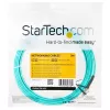 StarTech.com 5 m (16,4 ft) LC/UPC zu LC/UPC OM3 Multimode-Glasfaserkabel, Vollduplex 50/125 µm Zipcord-Glasfaserkabel, 100G, geringe Einfügedämpfung, LSZH-Glasfaser-Jumperkabel