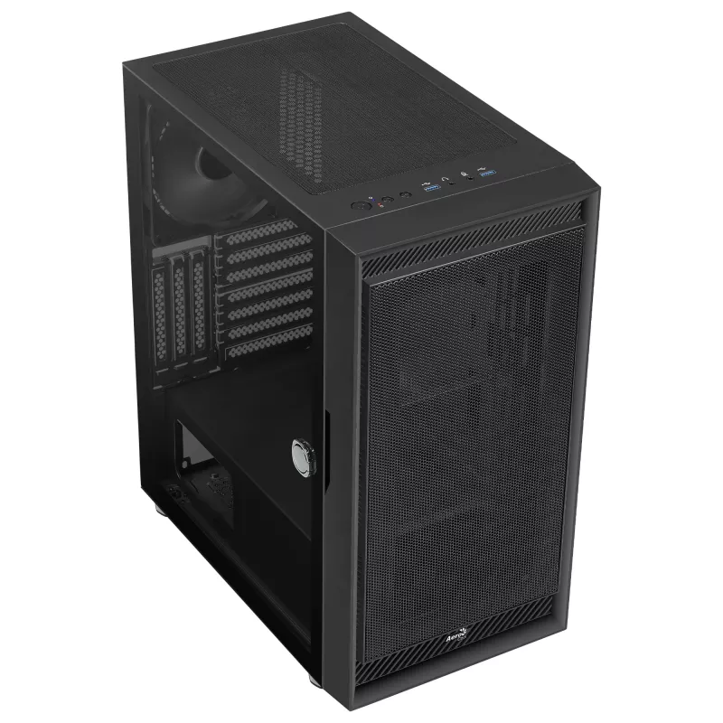 Aerocool GRAPHITEV1 Computergehäuse mit Mesh-Frontpanel