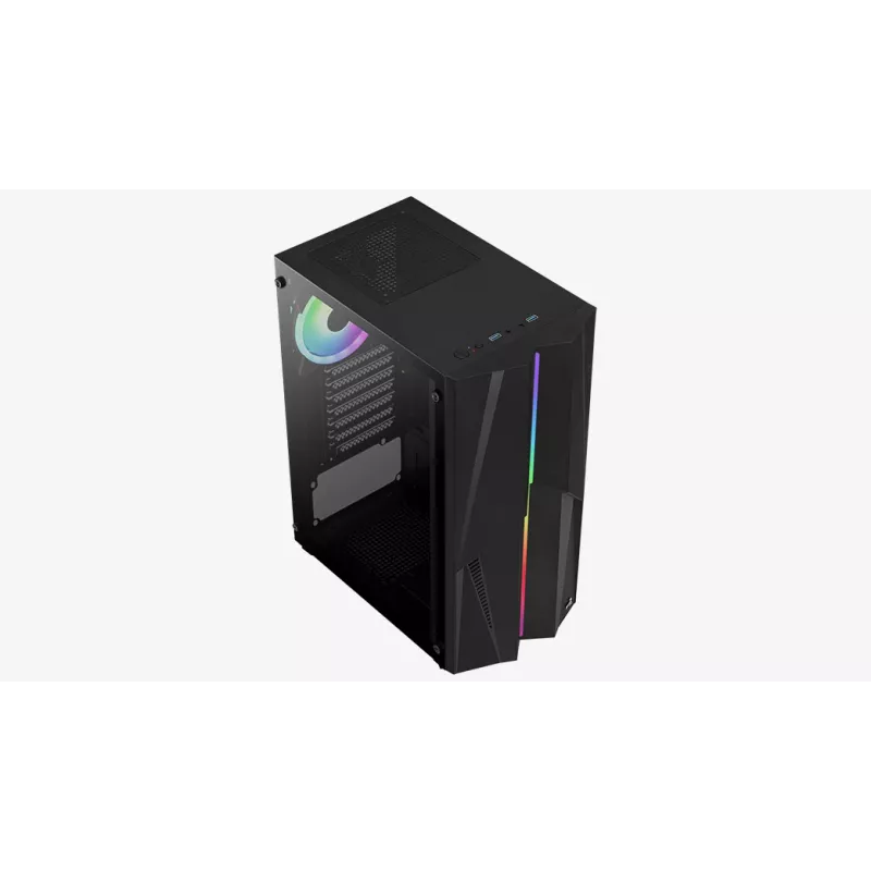 Aerocool Mecha-G-BK-v2 Midi Tower Schwarz