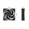 ARCTIC BioniX P120 A-RGB Druckoptimierter 120-mm-Lüfter mit A-RGB