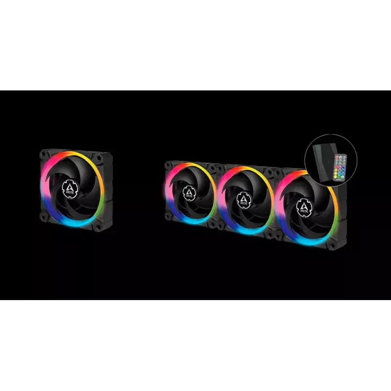 ARCTIC BioniX P120 A-RGB Druckoptimierter 120-mm-Lüfter mit A-RGB