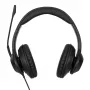 Targus AEH102GL Headset Kabelgebunden Kopfband Anrufe/Musik USB Typ-A Schwarz
