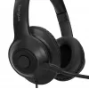 Targus AEH102GL Headset Kabelgebunden Kopfband Anrufe/Musik USB Typ-A Schwarz