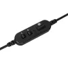 Targus AEH102GL Headset Kabelgebunden Kopfband Anrufe/Musik USB Typ-A Schwarz