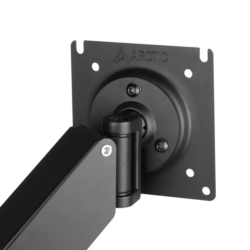 Desk Mount Gas Spring Monitor Arm Arctic X1-3D — für Bildschirme bis 43 Zoll / 10 kg, VESA 75x75–100x100, schwarz