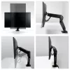 Desk Mount Gas Spring Monitor Arm Arctic X1-3D — für Bildschirme bis 43 Zoll / 10 kg, VESA 75x75–100x100, schwarz