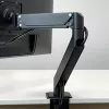 Desk Mount Gas Spring Monitor Arm Arctic X1-3D — für Bildschirme bis 43 Zoll / 10 kg, VESA 75x75–100x100, schwarz