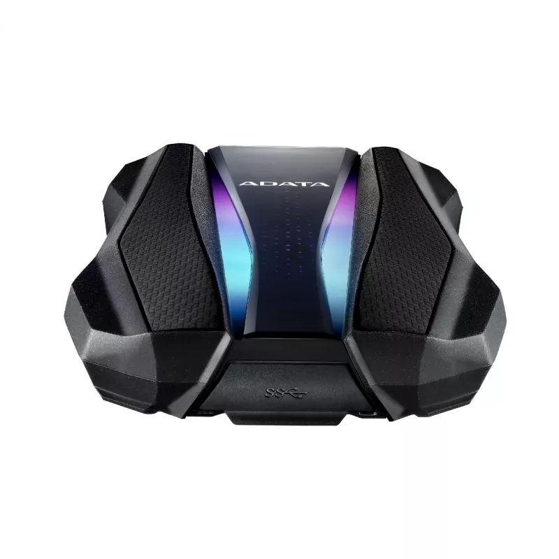 Externe Festplatte ADATA HD770G 2 TB 2,5 Zoll USB 3.2 Gen 1 Schwarz, stoßfest, busgespeist