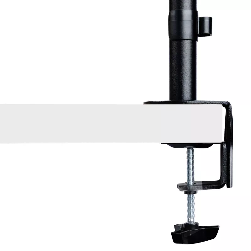 StarTech.com Laptop-Desk-Mount – Monitor- und Laptop-Halterung – Displays bis 34 Zoll (8 kg) & Laptops (4,5 kg) – Gelenkiger VESA-Laptoptischarm – Klemmen-/Tüllenmontage