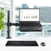 StarTech.com Laptop-Desk-Mount – Monitor- und Laptop-Halterung – Displays bis 34 Zoll (8 kg) & Laptops (4,5 kg) – Gelenkiger VESA-Laptoptischarm – Klemmen-/Tüllenmontage