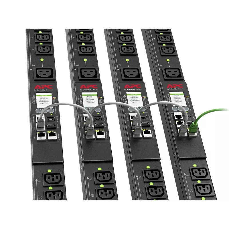 APC APDU9953 power distribution unit (PDU) 24 AC outlet(s) 0U Schwarz