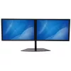 StarTech.com Dual-Monitor-Ständer – Horizontal – Schwarz, freistehend, 8 kg, 61 cm (24 Zoll), 100 x 100 mm, Höhenverstellung, Schwarz