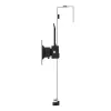StarTech.com Cubicle Monitor Mount - Einzel-Monitoraufhängung für Trennwände - bis zu 34 Zoll VESA-Montageanzeige - höhenverstellbare ergonomische Büro-Trennwand-Hängevorrichtung mit Haken- und Klemmhalterung