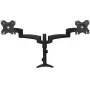 StarTech.com Doppelmonitor-Tischhalterung - verstellbar, Klemme, 13,6 kg, 30,5 cm (12 Zoll), 61 cm (24 Zoll), 100 x 100 mm, Schwarz